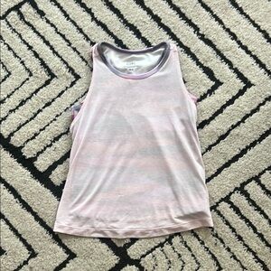 Athleta White Sleeveless Tank Top Classic Design